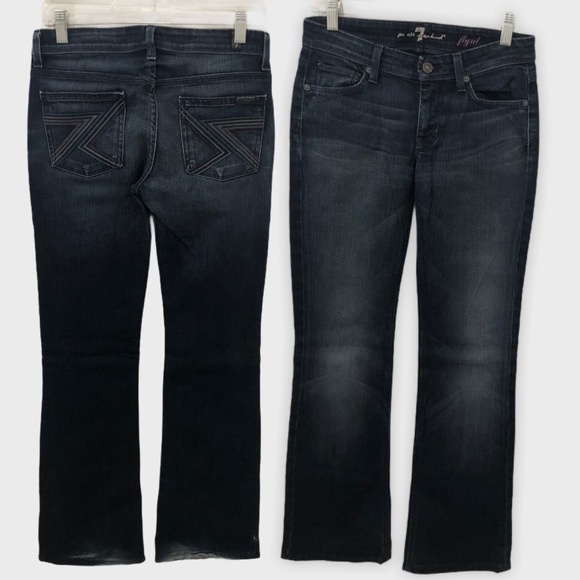 7 for all mankind flynt bootcut jeans - Picture 1 of 12